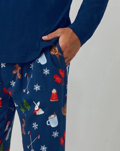 Seasonal Delights Men's Pullover & Jogger Set: Size M, XL - Beestung Lingerie