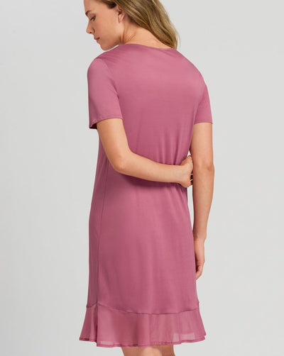 Faye Short Sleeve Nightdress: Size M - Beestung Lingerie