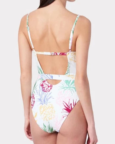 Tropical Pineapple Belted One Piece - Beestung Lingerie