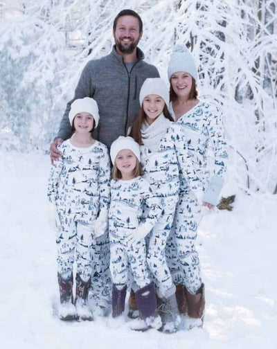 Family PJ Sets: Cotton Ski Toile Pajamas - Beestung Lingerie