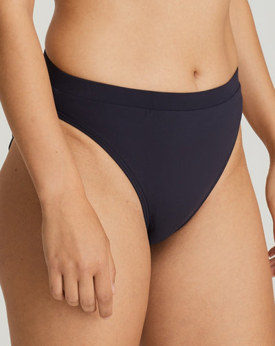 Midnight Blue Holiday Rio Bikini Briefs: Size L, XL - Beestung Lingerie