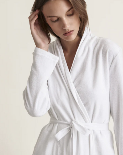 Organic Cotton French Micro Terry Robe - Beestung Lingerie
