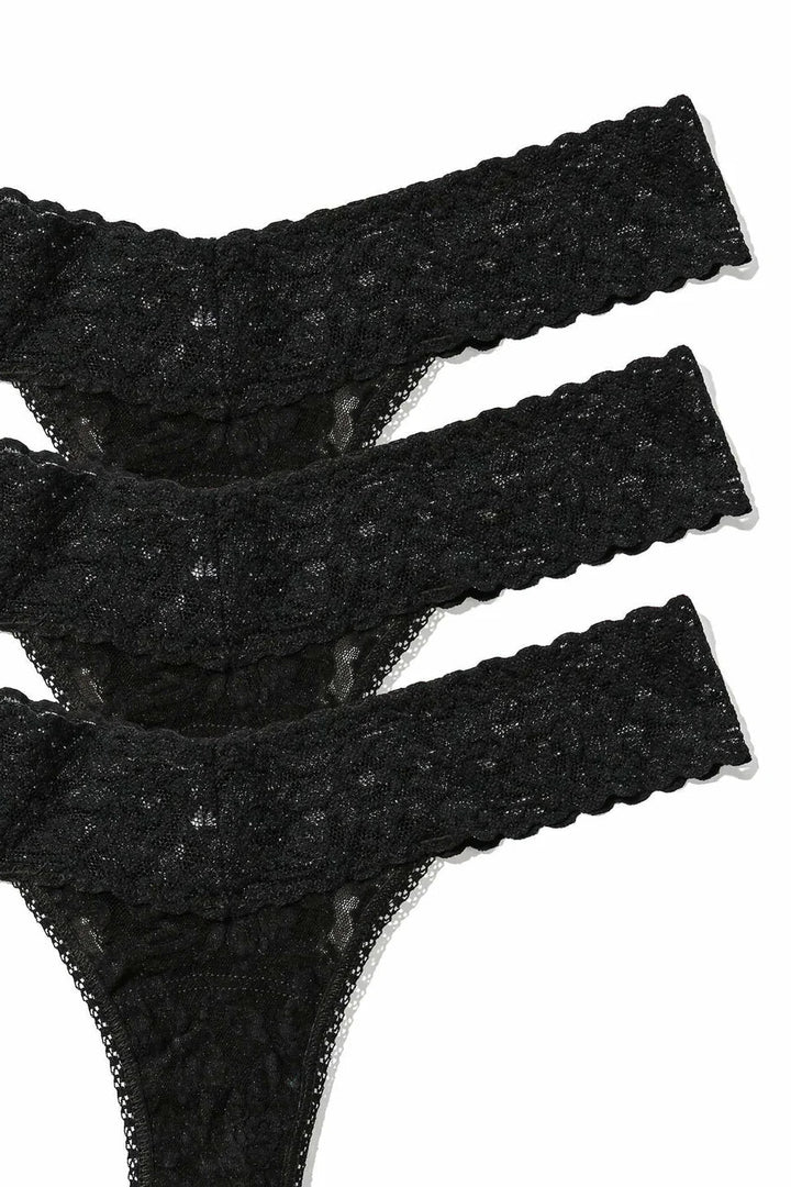 3 Pack Low Rise Thongs