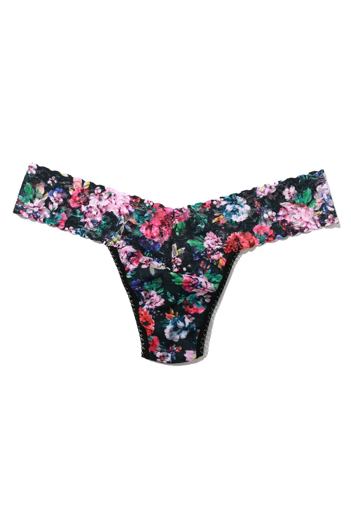 Printed Low Rise Thong