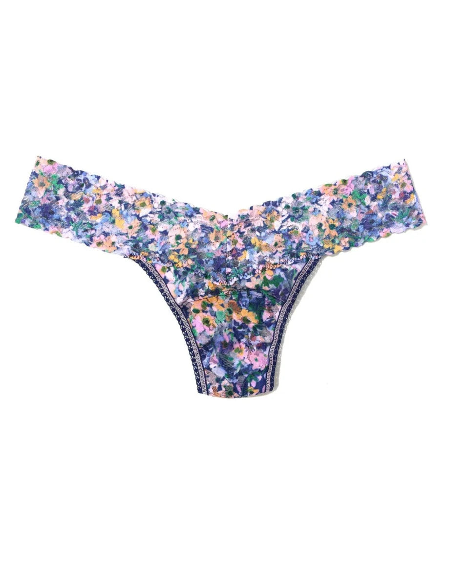 Printed Low Rise Thong - Beestung Lingerie