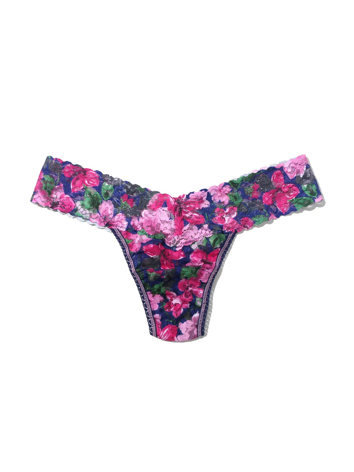 Printed Low Rise Thong