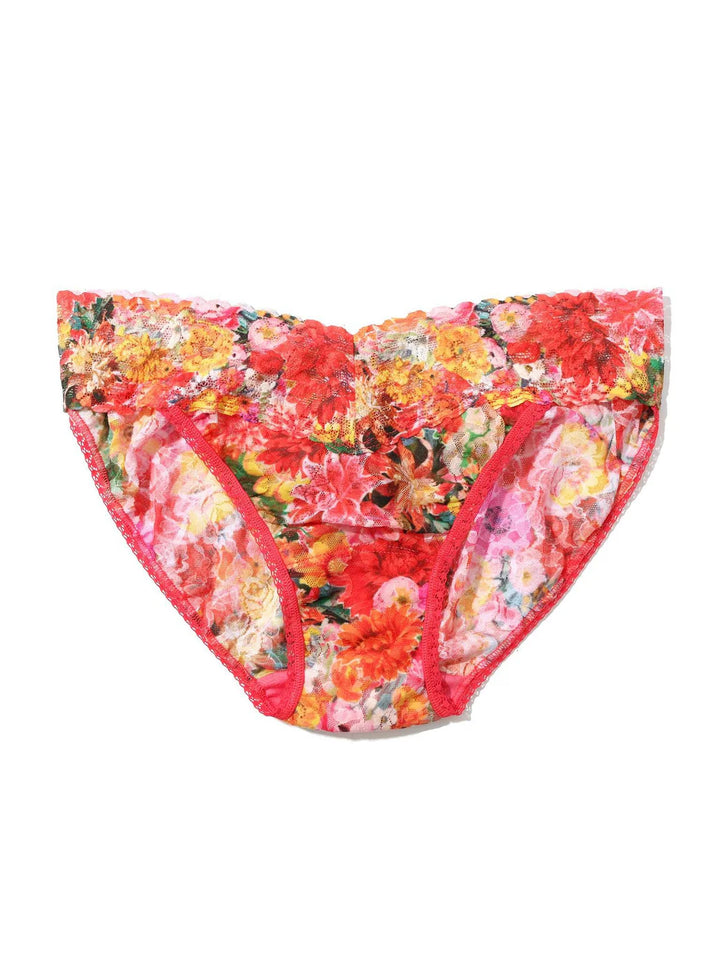 Printed Lace V-kini Panty