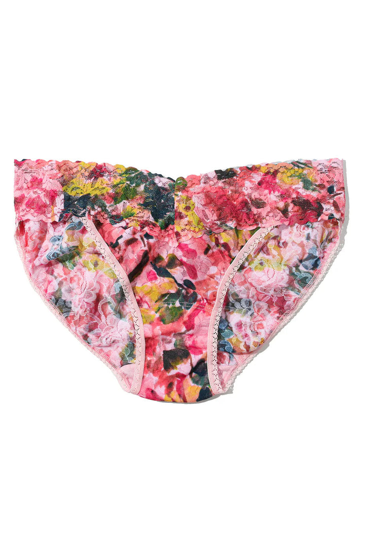 Printed Lace V-kini Panty