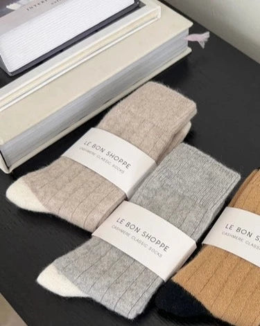 Classic Cashmere Socks - Beestung Lingerie