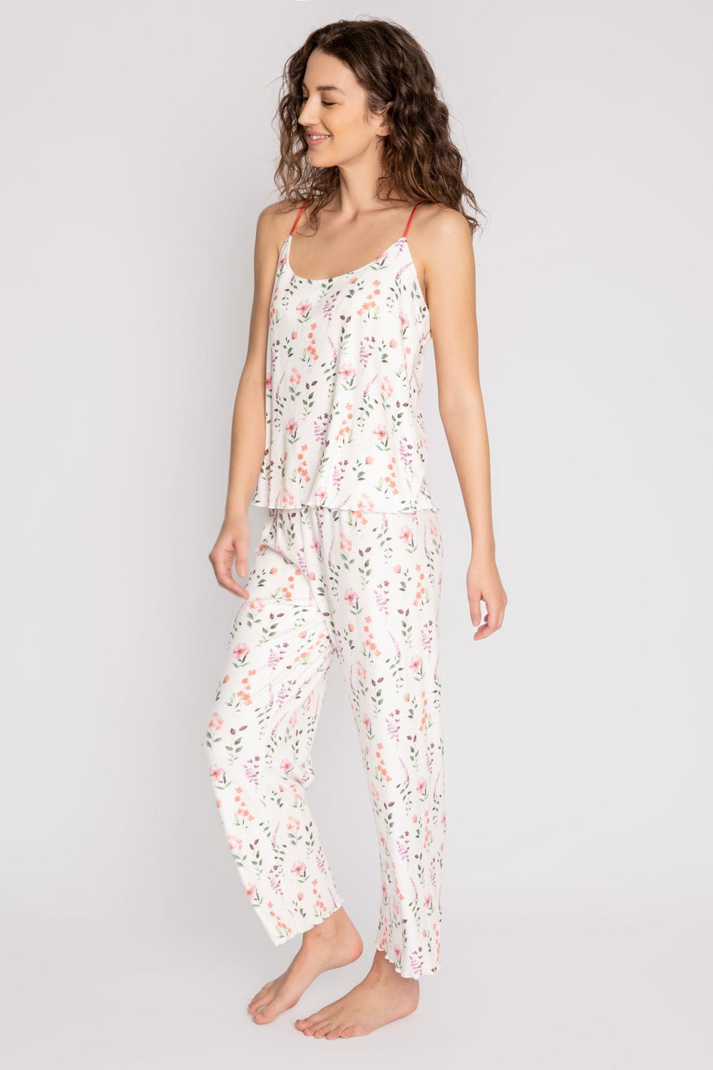 Spring Pj Sets Spring Fling Cropped PJ Set: Size XL – Beestung Lingerie