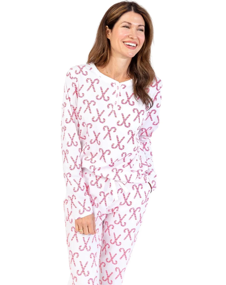 Candy Cane Cotton PJ Set - Beestung Lingerie