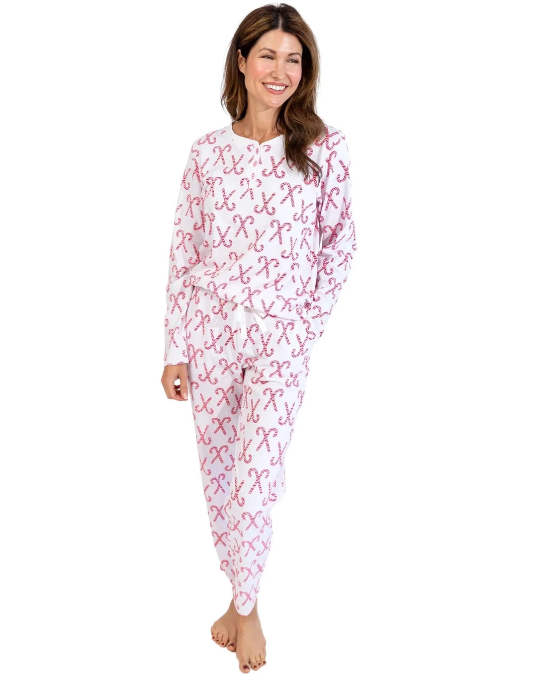 Candy Cane Cotton PJ Set - Beestung Lingerie