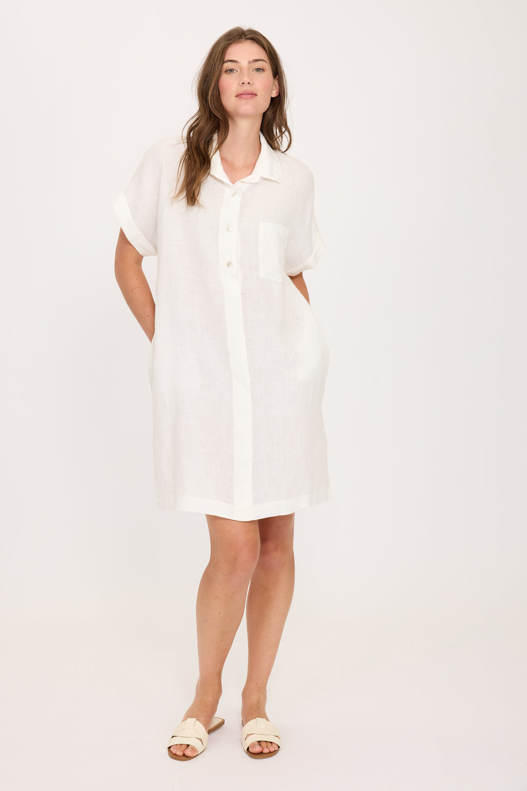Linen Shirt Dress
