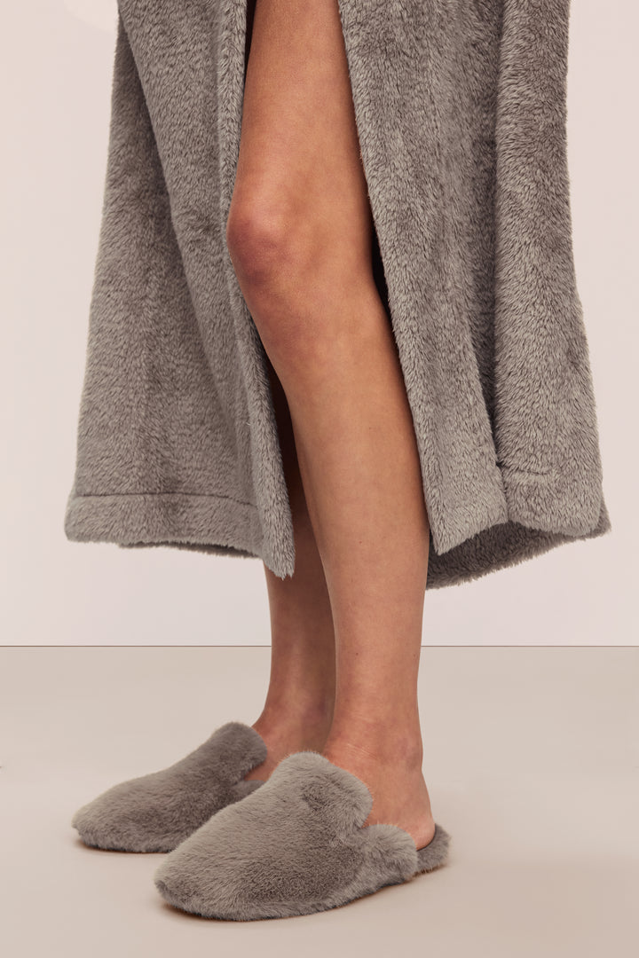 Plush Mule Slippers