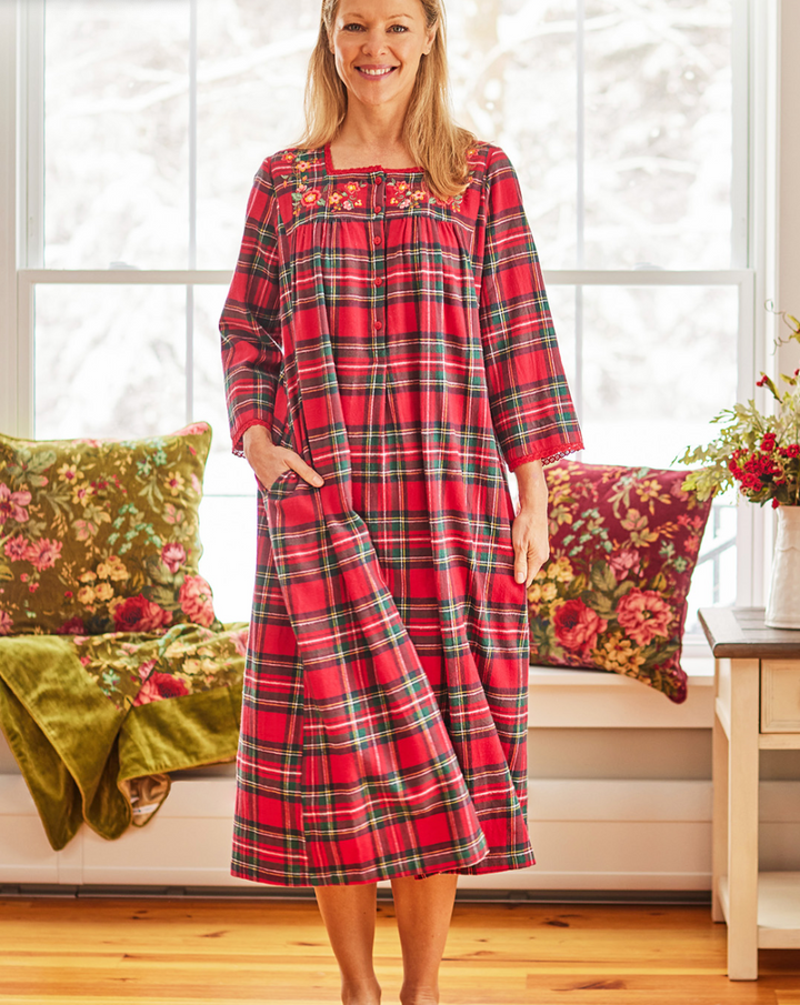 Highland Plaid Nightgown - Beestung Lingerie