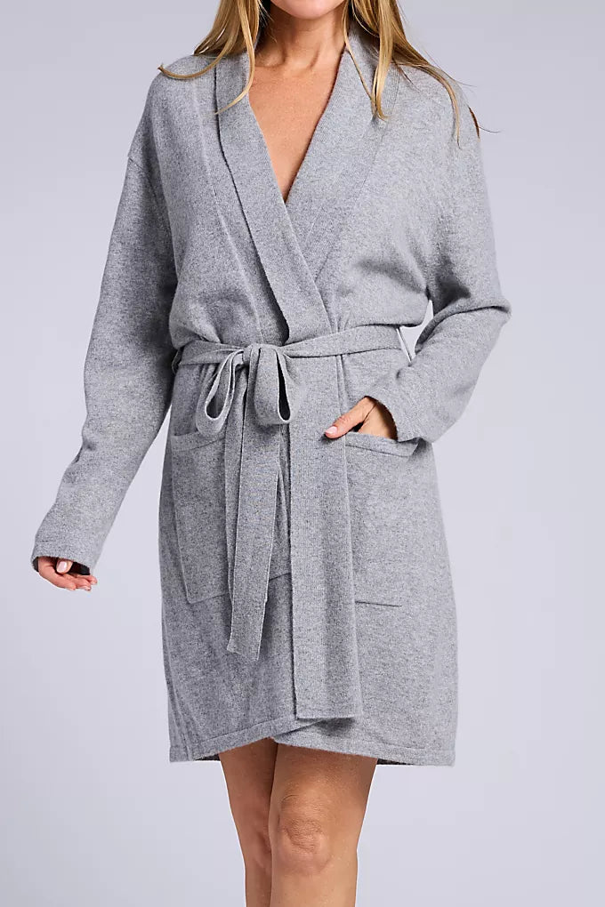 Short Cashmere Robe