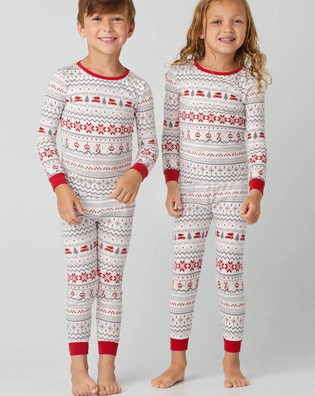 Alpine Fair Isle Kids PJ Set - Beestung Lingerie