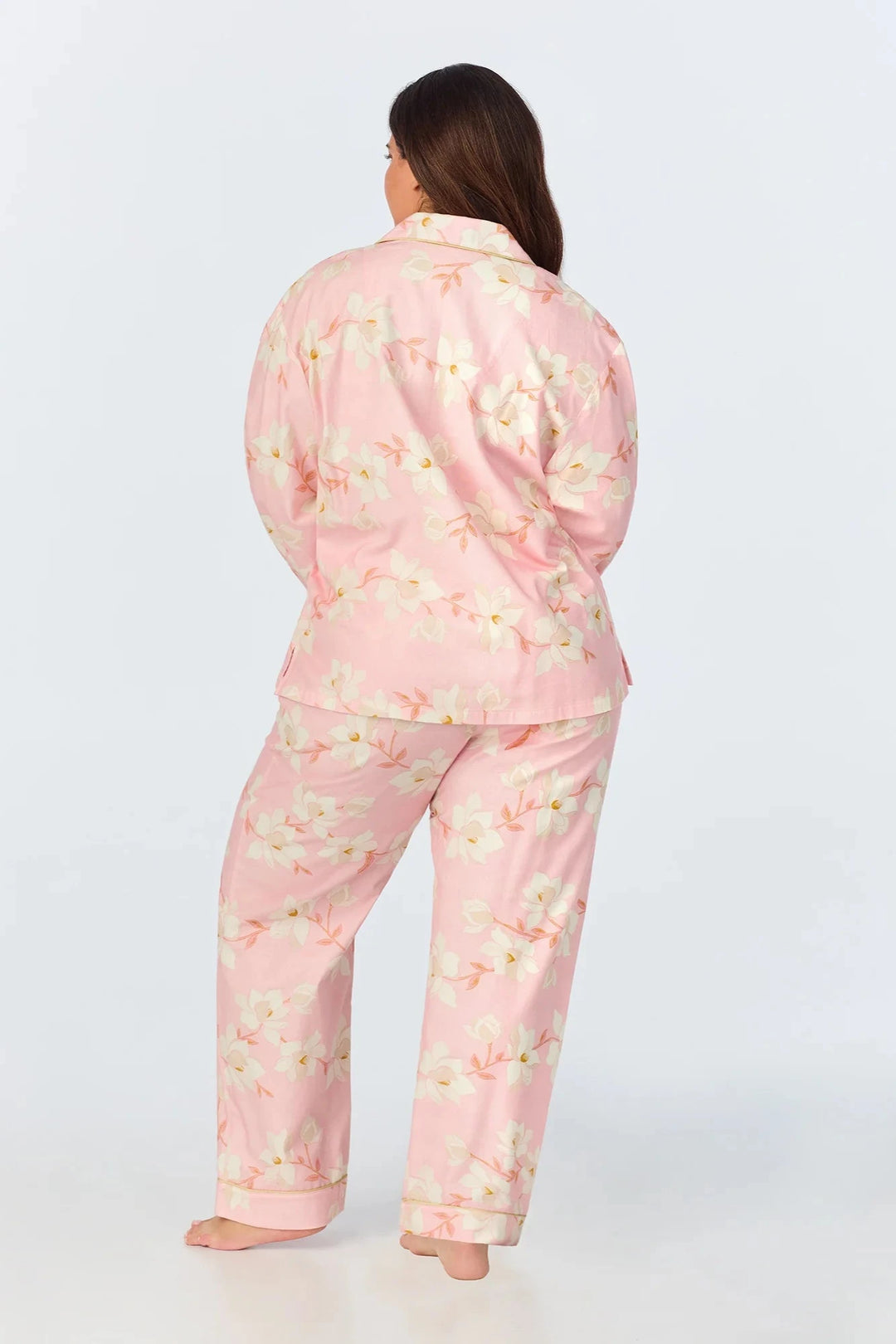 Magnolia Blossom Flannel PJ Set