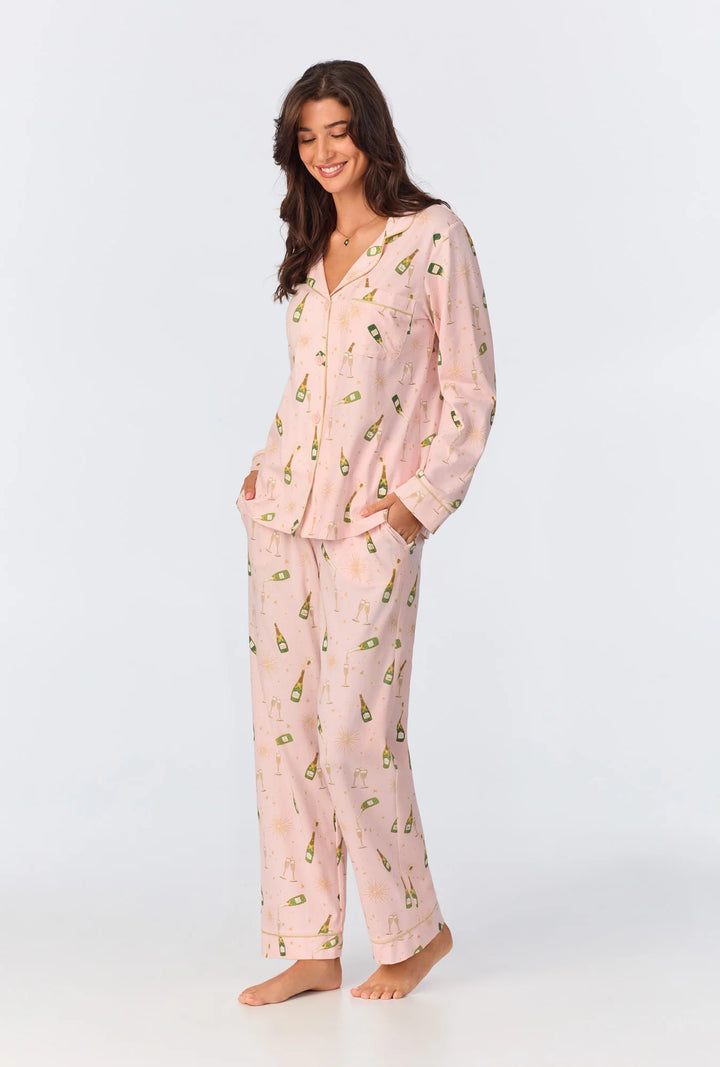 Pop Fizz Clink Cotton Stretch Jersey PJ Set