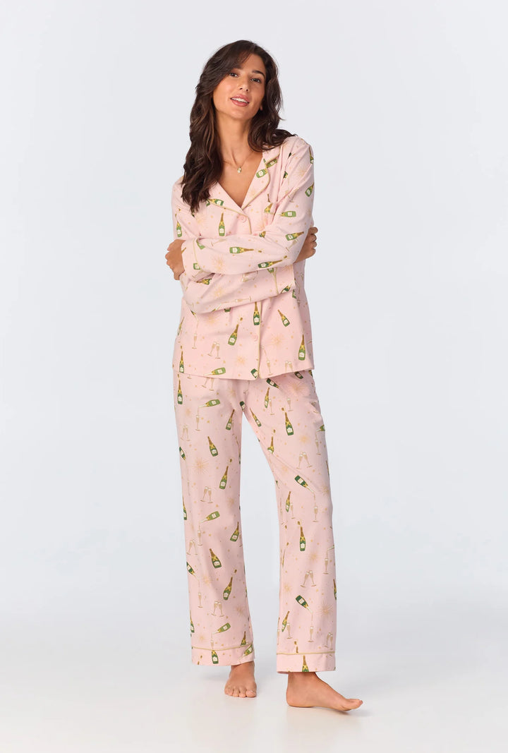 Pop Fizz Clink Cotton Stretch Jersey PJ Set