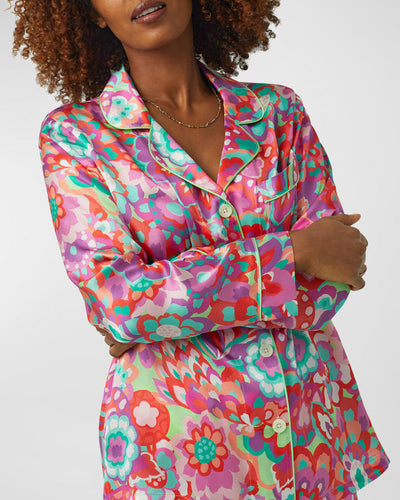Summer Floral Washable Silk Pajama: BedHead x Trina Turk