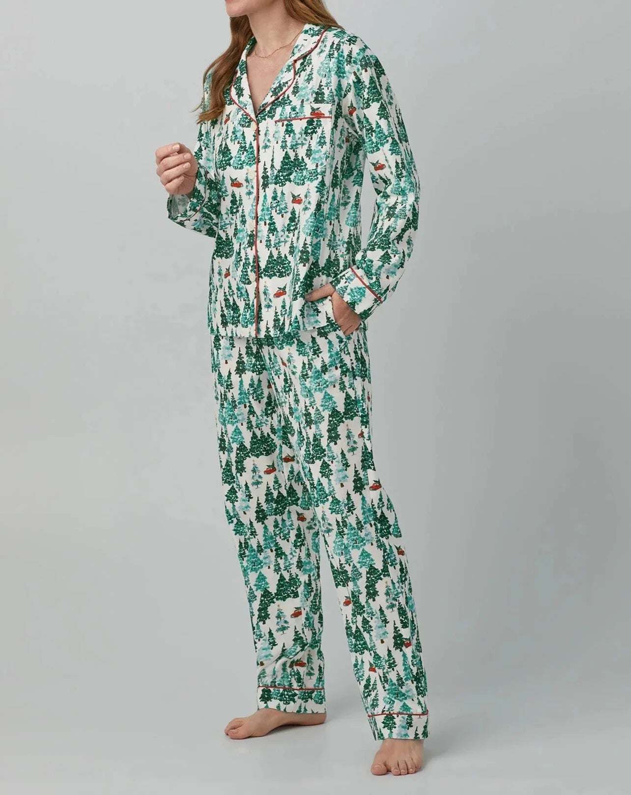 Winter Forest Organic Cotton Flannel PJ Set