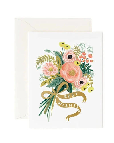 Best Wishes Bouquet Card - Beestung Lingerie