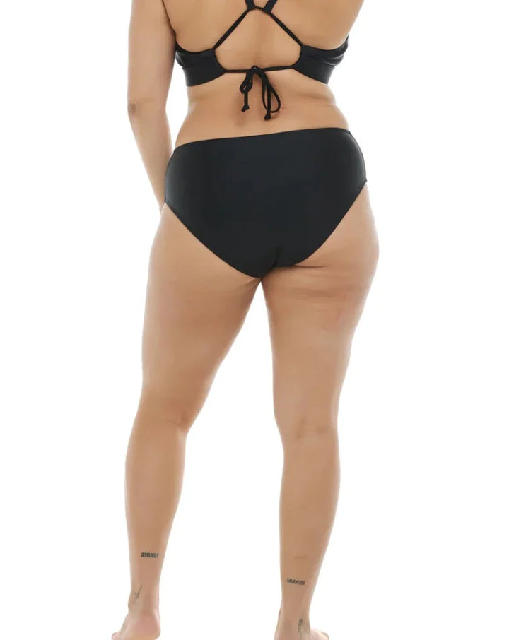 Nuevo Contempo Bikini Bottom- Black - Beestung Lingerie