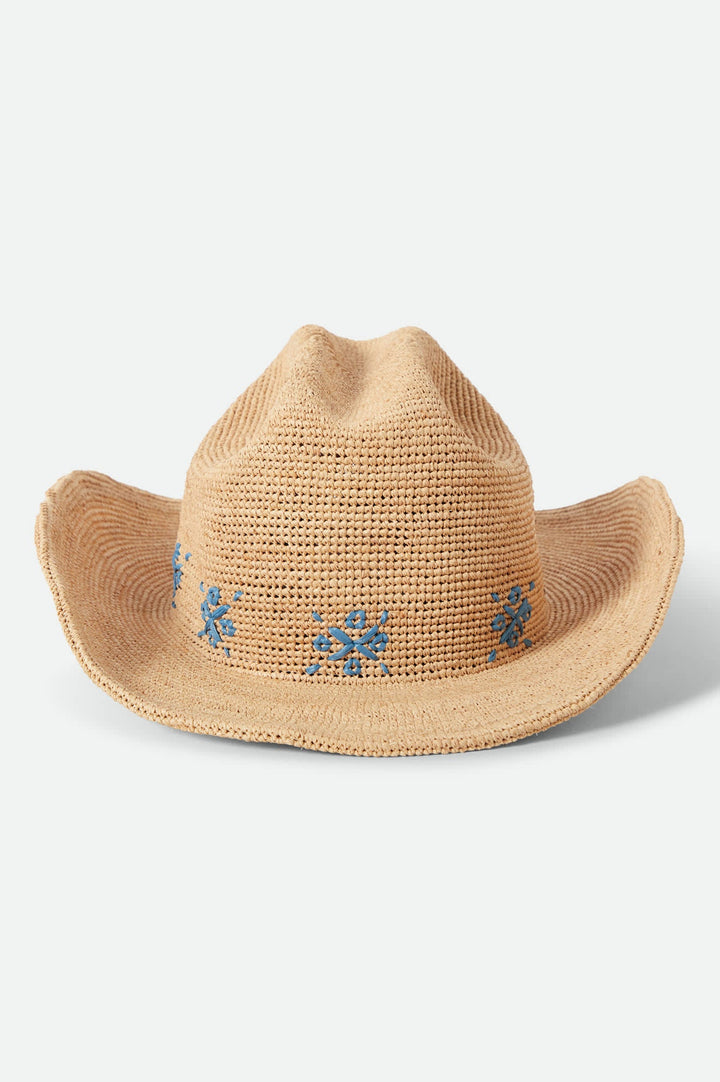 Odessa Straw Packable Cowboy Hat