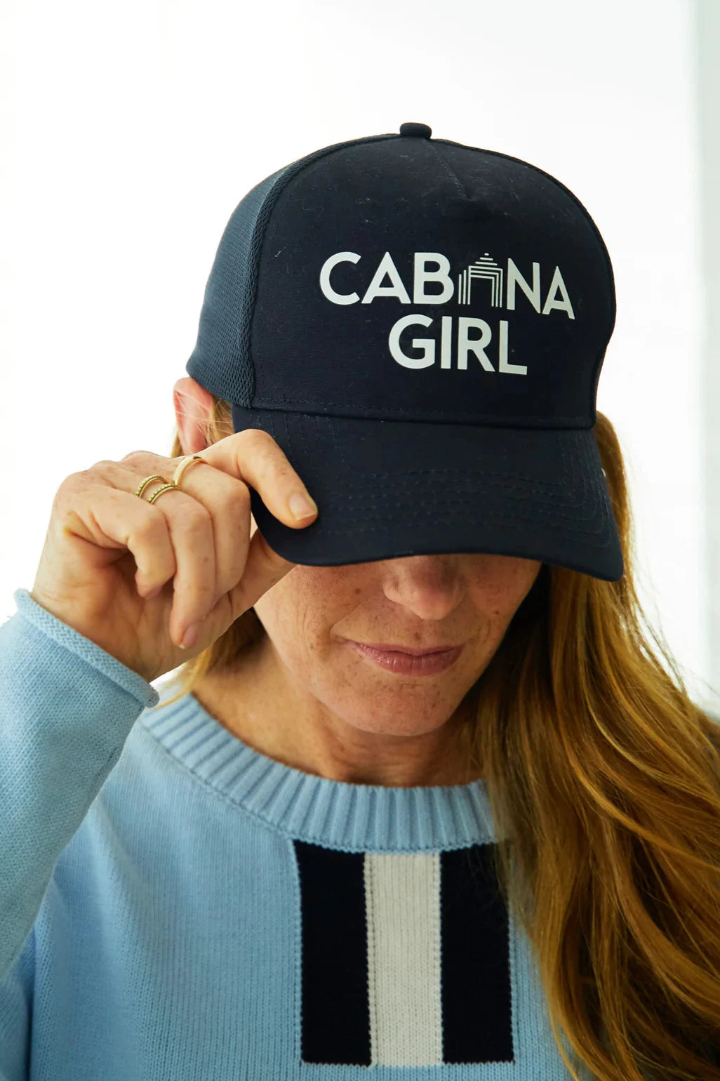 Cabana Girl Embroidered Baseball Hat