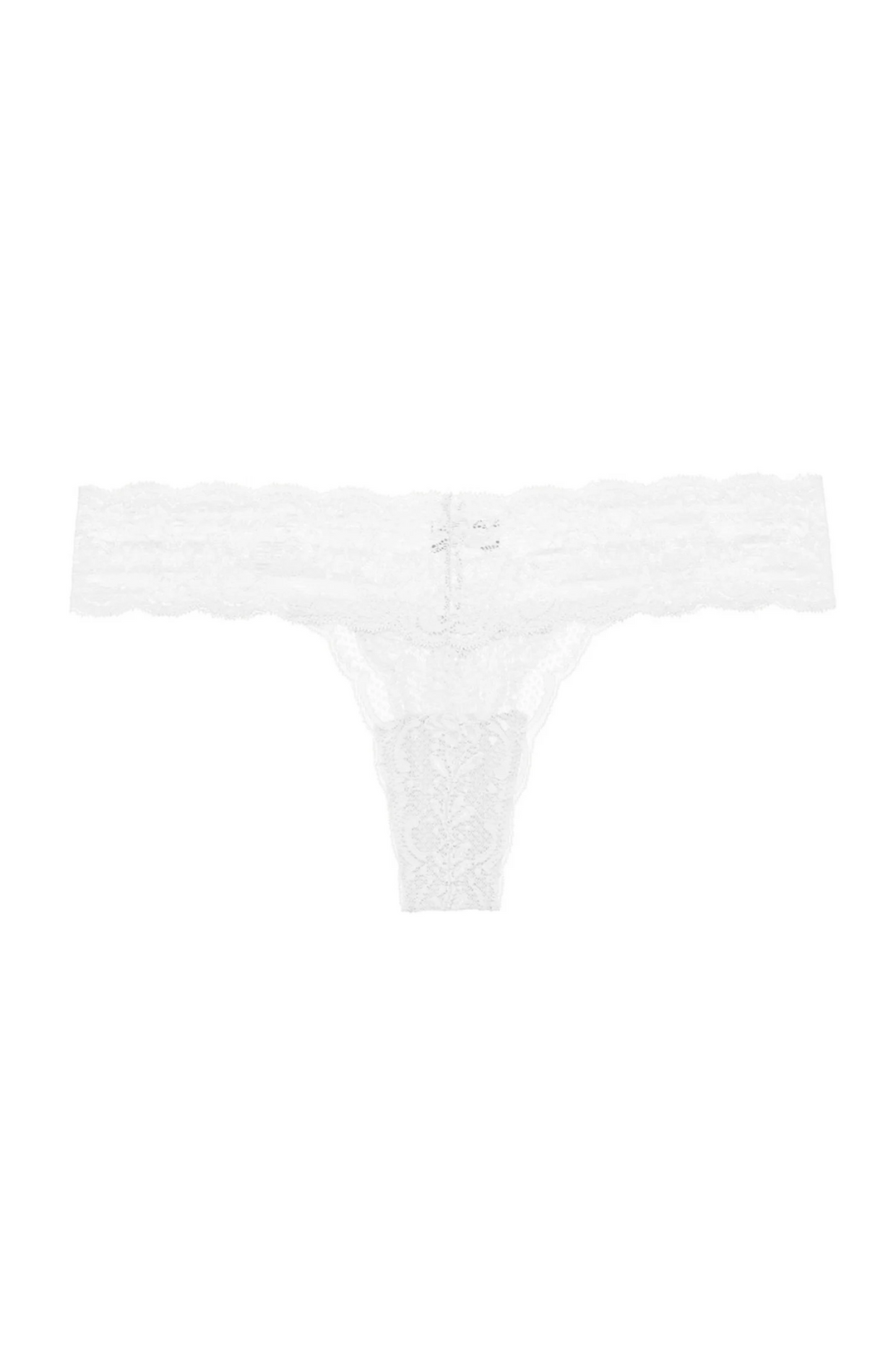 White thong on a white background