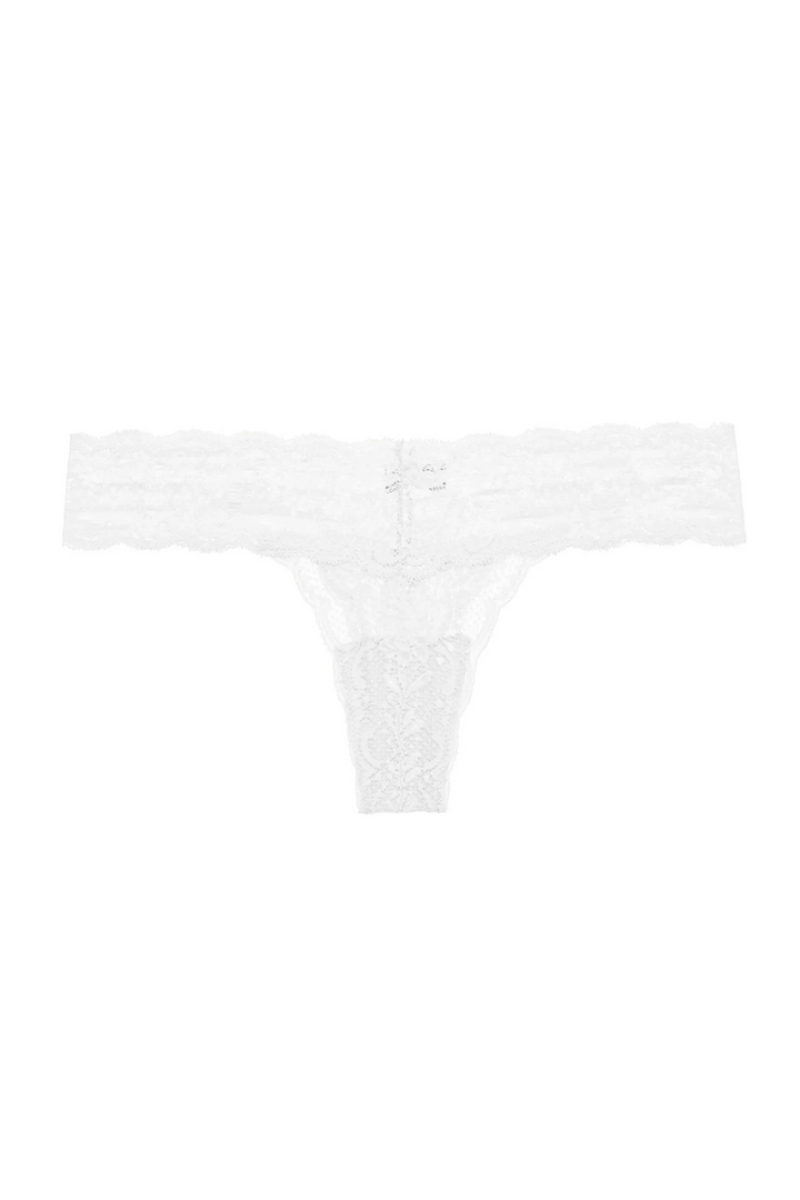 White thong on a white background