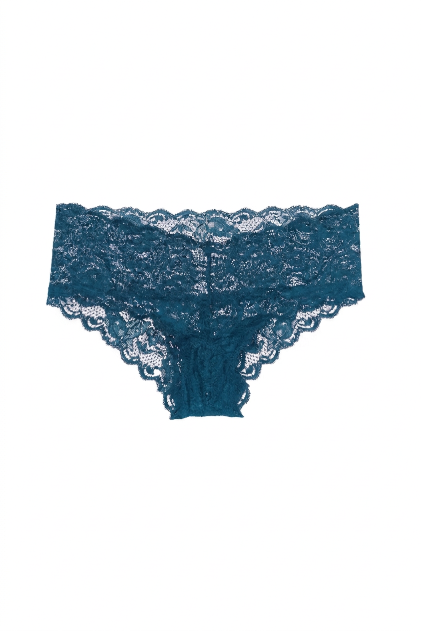Underwear adjusted to a slightly brighter teal to match the swatch