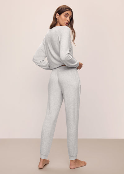 Cozy Time Crew Neck Pullover Jogger Set