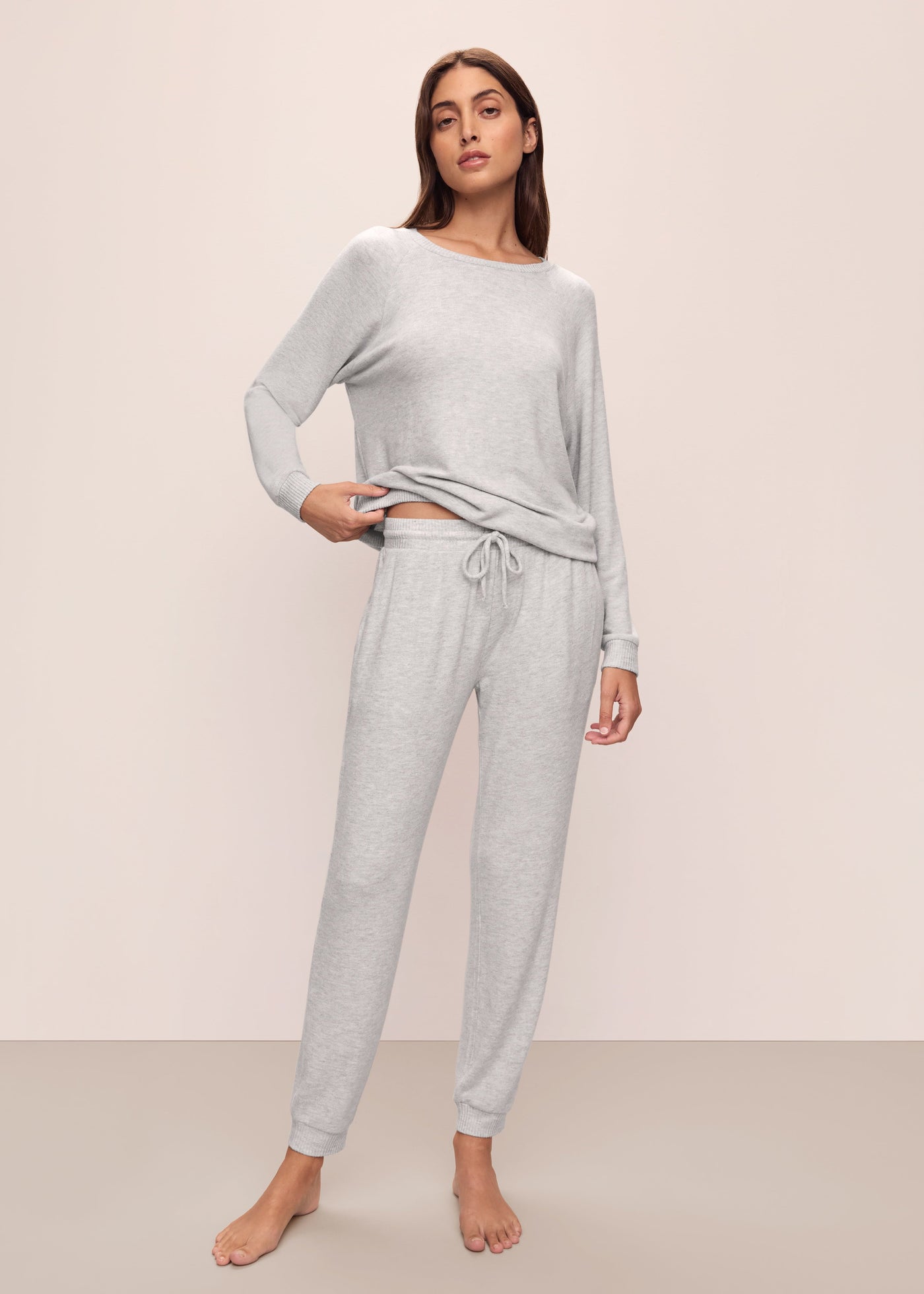 Cozy Time Crew Neck Pullover Jogger Set