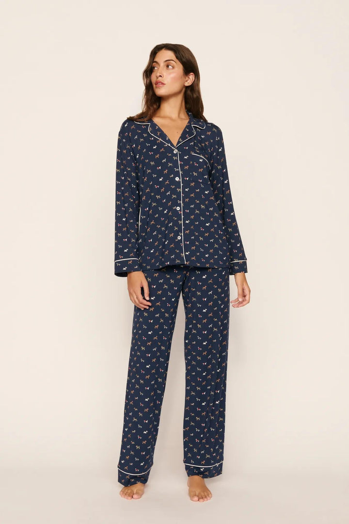 Gisele Printed Long PJ Set