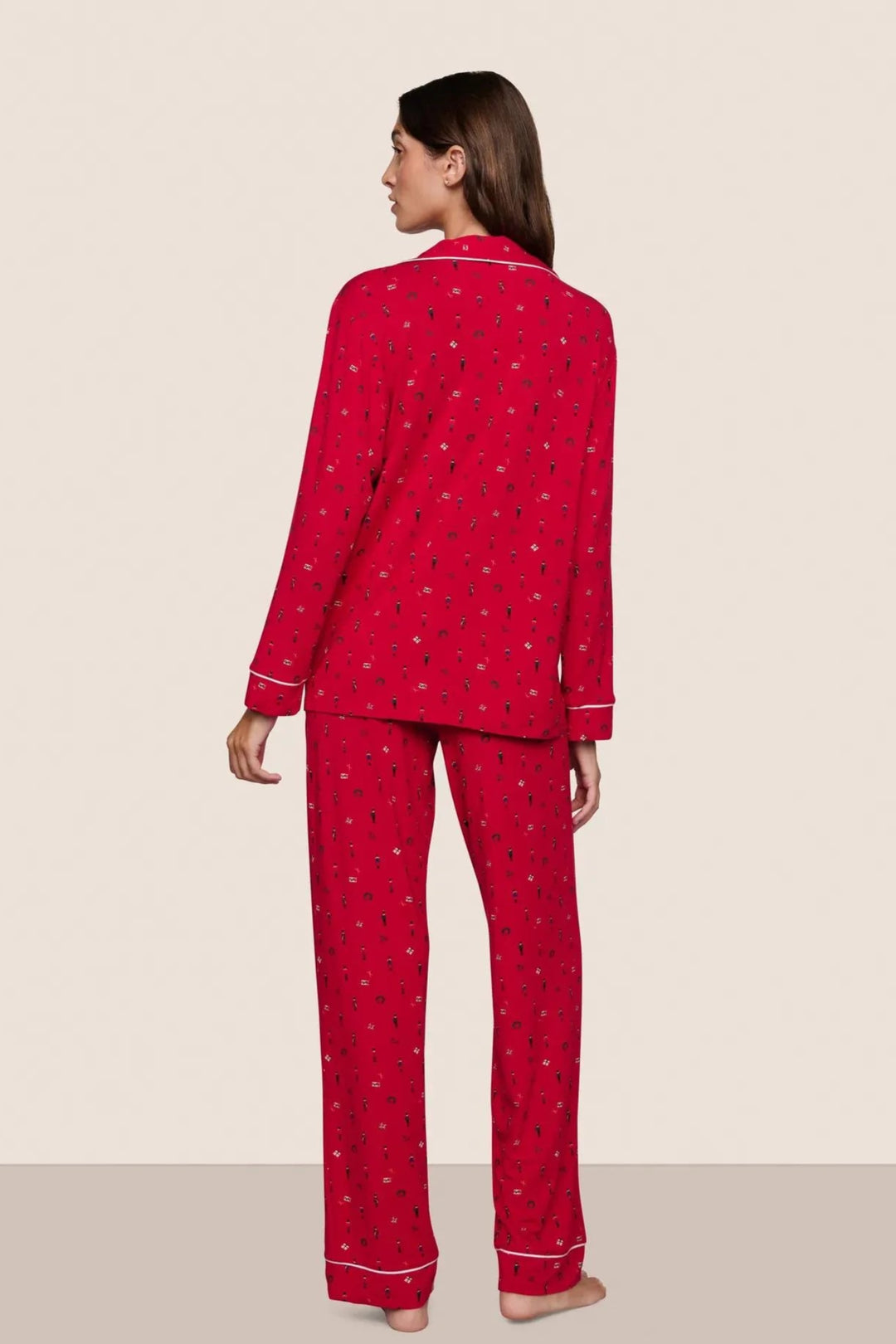 Gisele Holiday Printed Long PJ Set