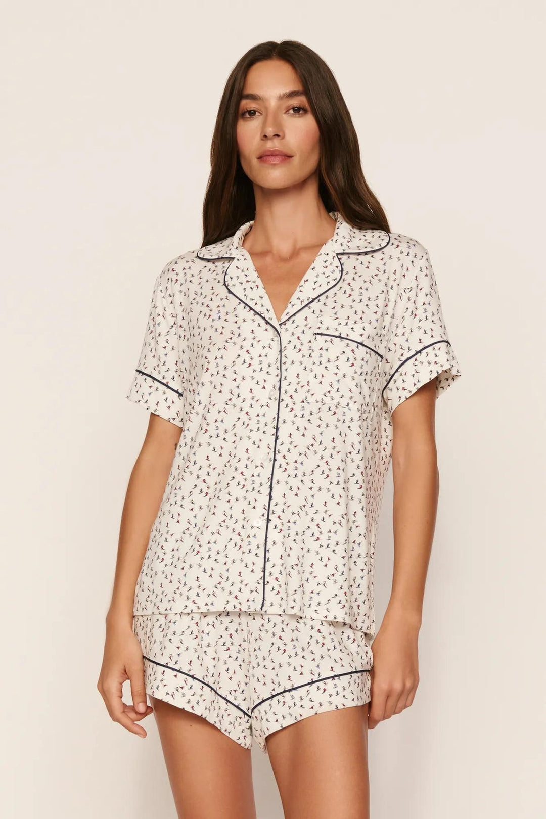 Gisele Printed Relaxed Short PJ Set