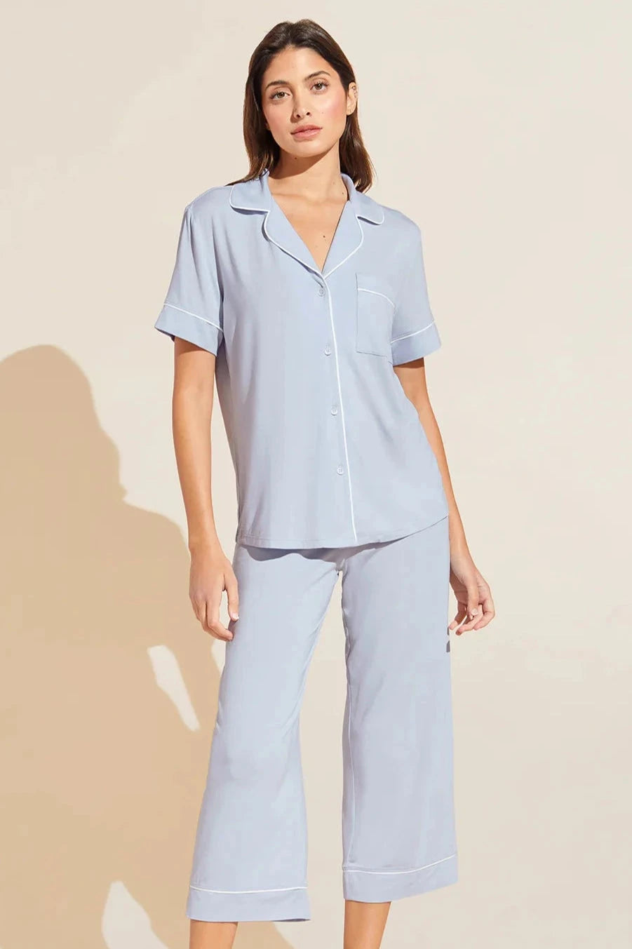 Gisele Crop Pajama Set - Beestung Lingerie