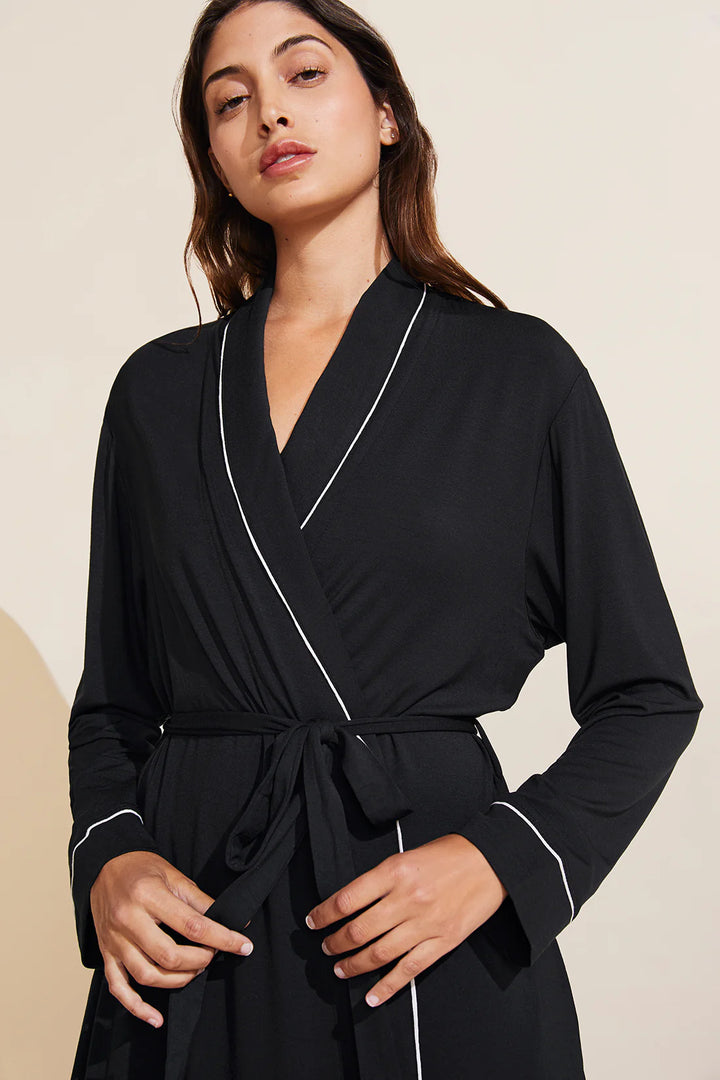 Gisele Tuxedo Robe - Beestung Lingerie