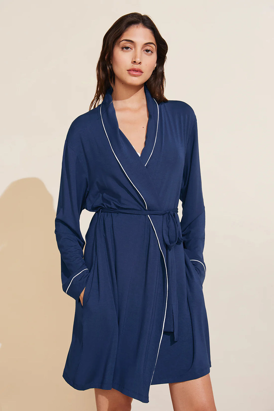 Gisele Tuxedo Robe - Beestung Lingerie