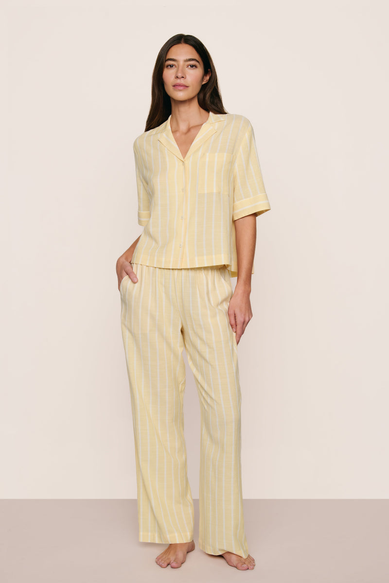 Nautico Relaxed Short Sleeve & Pant PJ Set