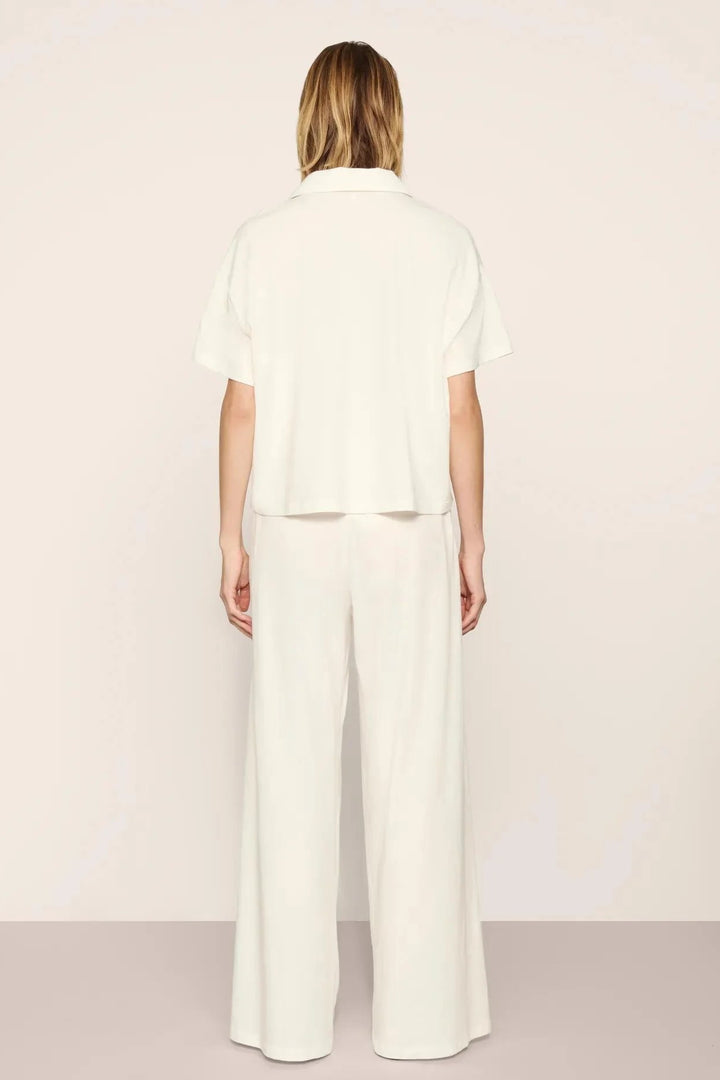 Pima Cotton Short Sleeve Pant Set