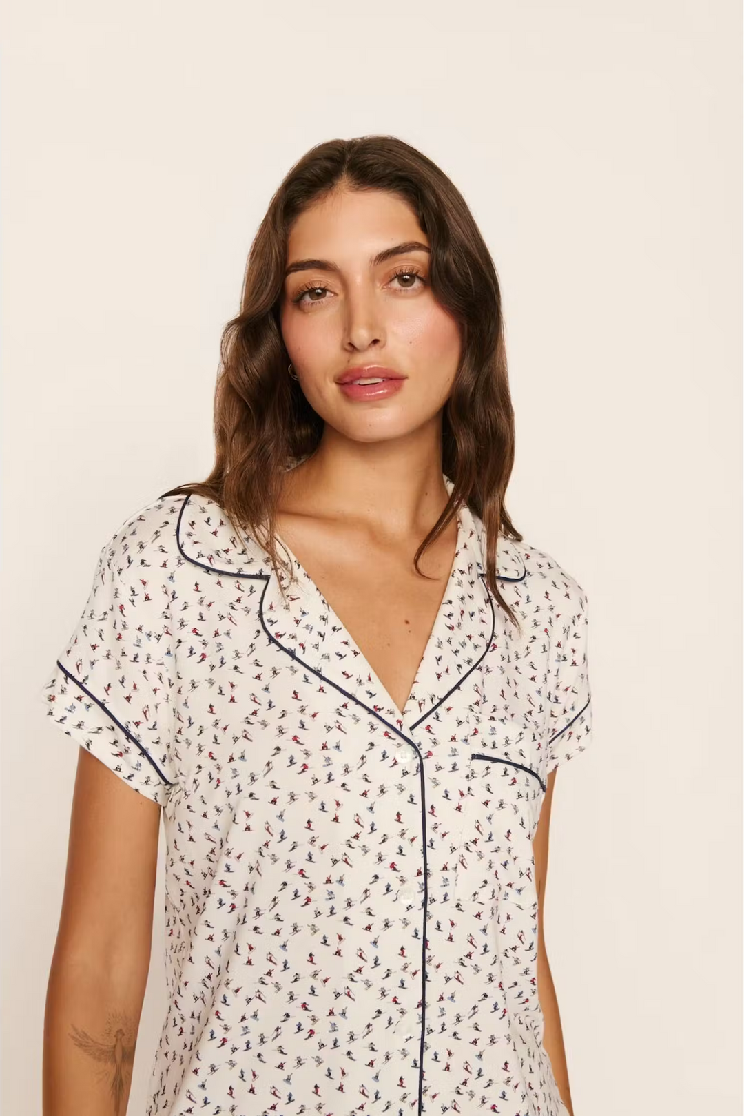 Gisele Printed Relaxed Short PJ Set