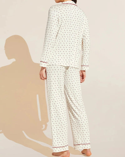 Gisele Printed Pajama: Triple Heart