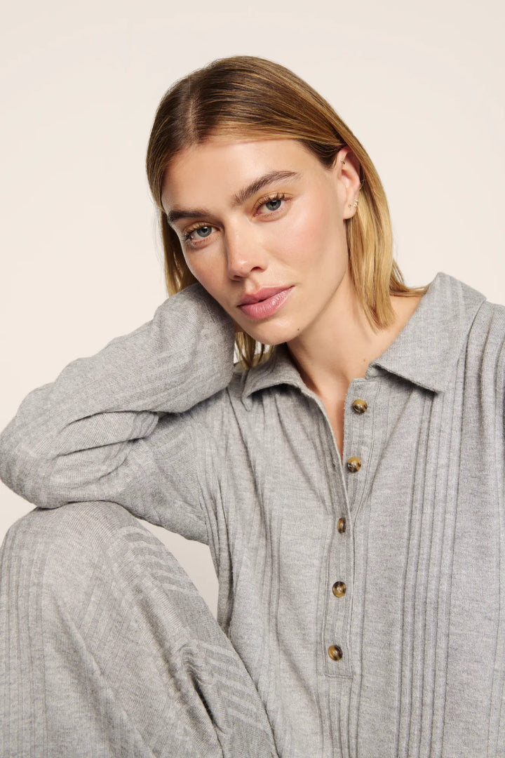 Verigated Rib Long Sleeve & Pant Set