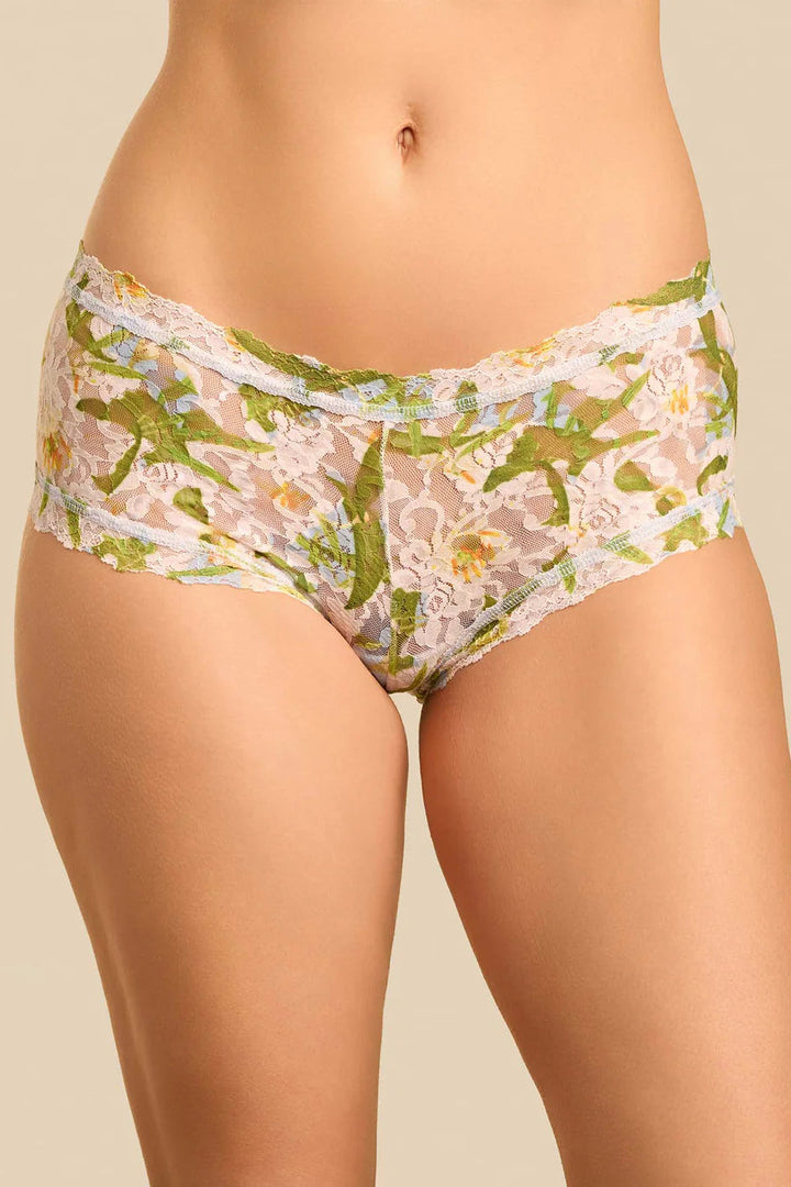 Printed Signature Lace Boyshort