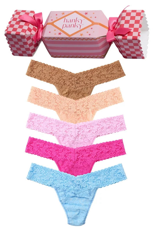 Sugar Rush- 5 Pack Low Rise Thong