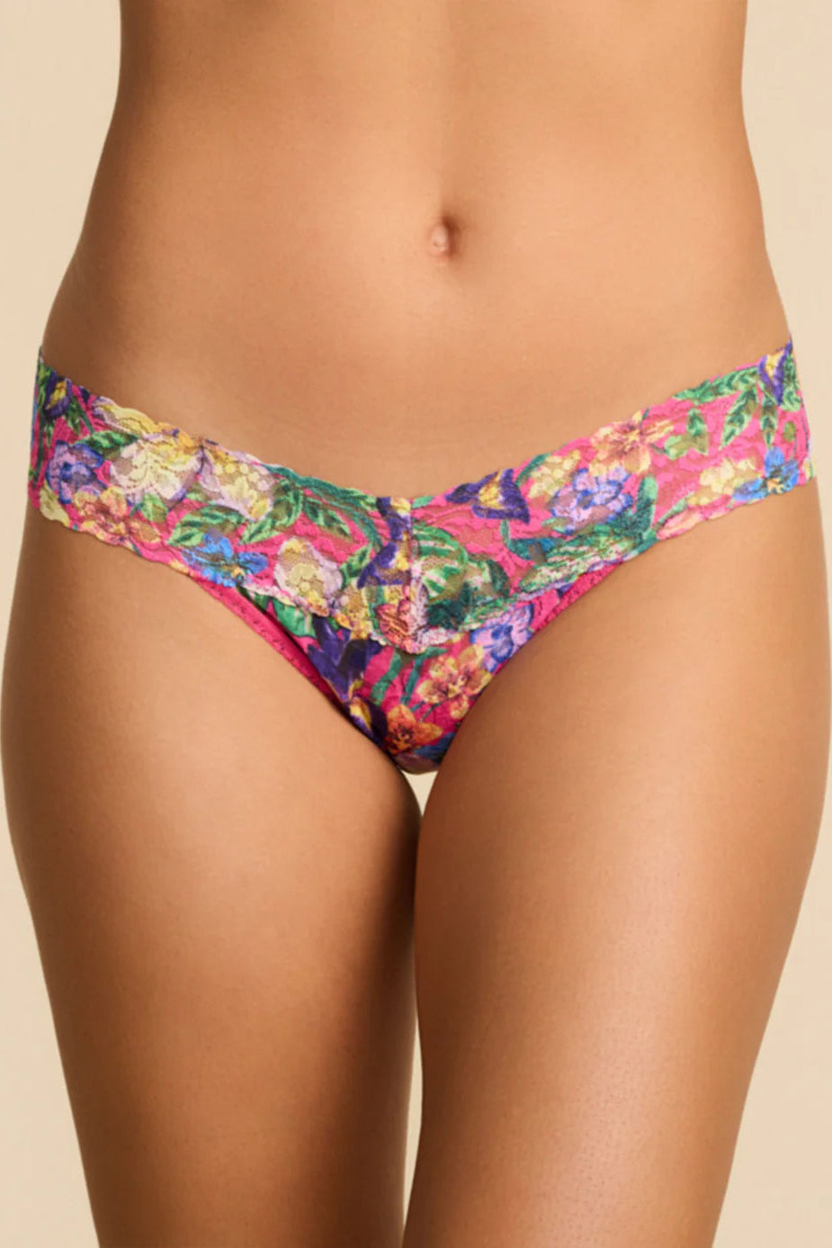 Printed Low Rise Thong