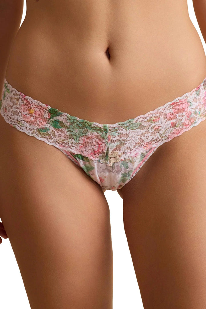 Printed Low Rise Thong